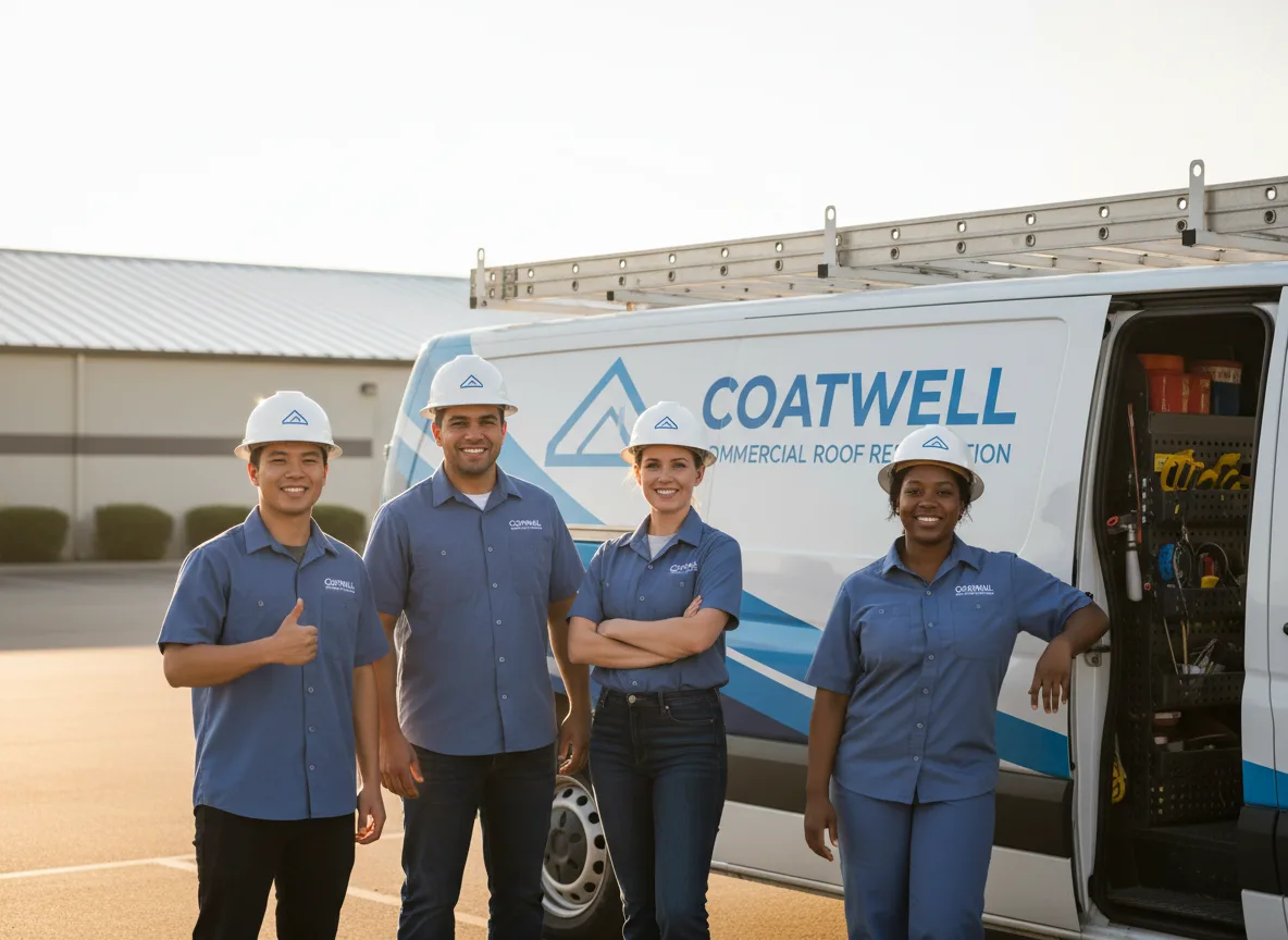 Commercial roof coating company in Sparks, GA